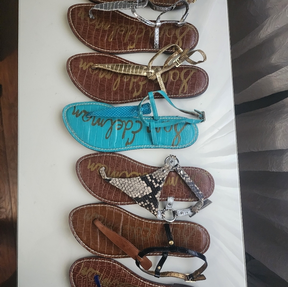 Sam Edelman Gigi Sandals all size 7.5 (7pairs) - Picture 1 of 13